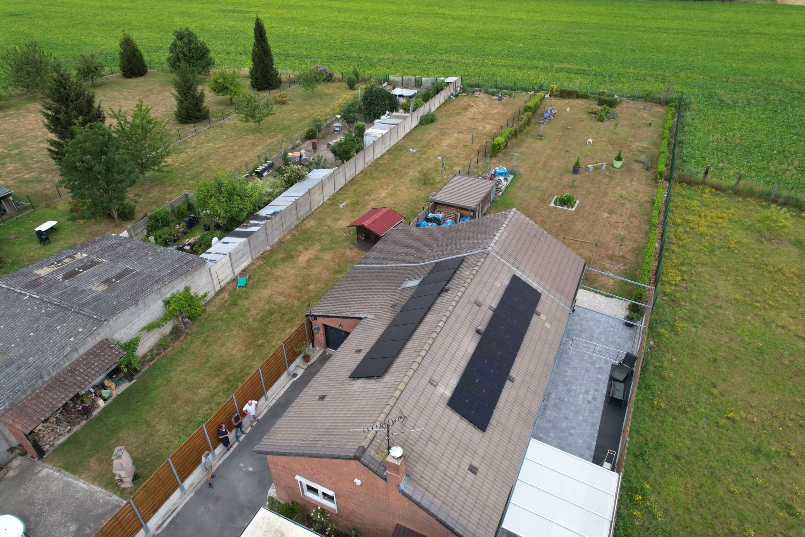 Panneaux solaires installés dans les hauts de france