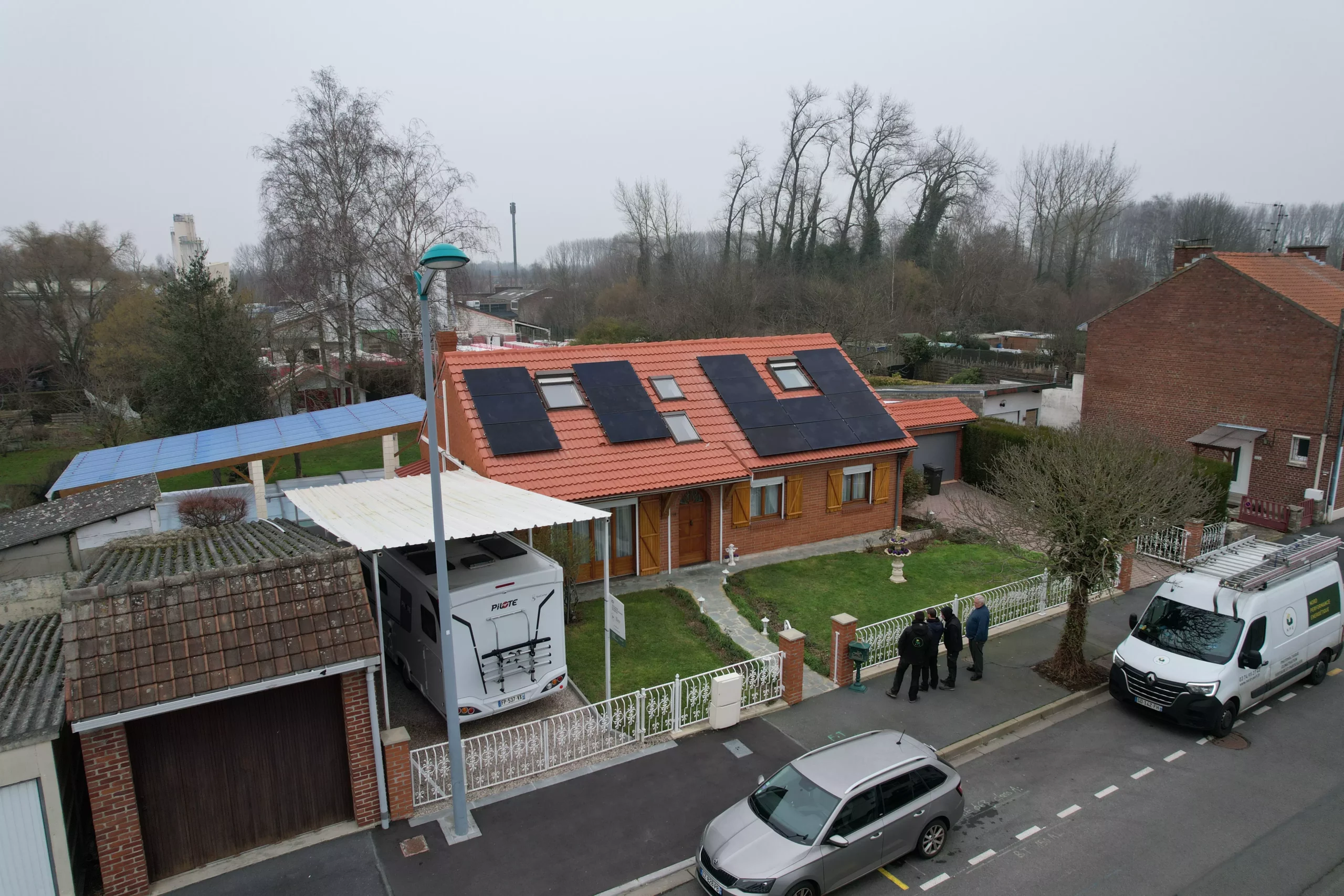 Installation de panneaux solaires par Nord Performance Energétique dans les hauts de france